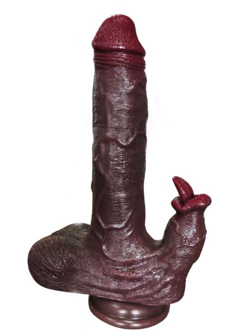 Introducing the Black Vibrating Silicone Dildo, designed for those who crave authenticity and intense pleasure.