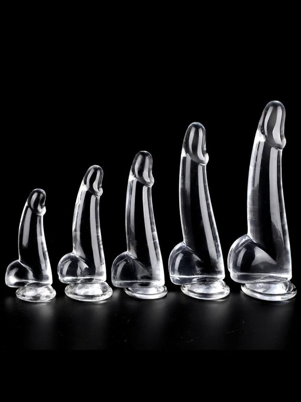 Indulge in luxury and pleasure with our Crystal Transparent Dildo, a beautifully crafted piece that combines elegance with functionality.