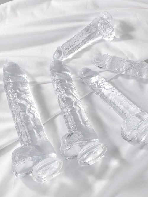 Indulge in luxury and pleasure with our Crystal Transparent Dildo, a beautifully crafted piece that combines elegance with functionality.