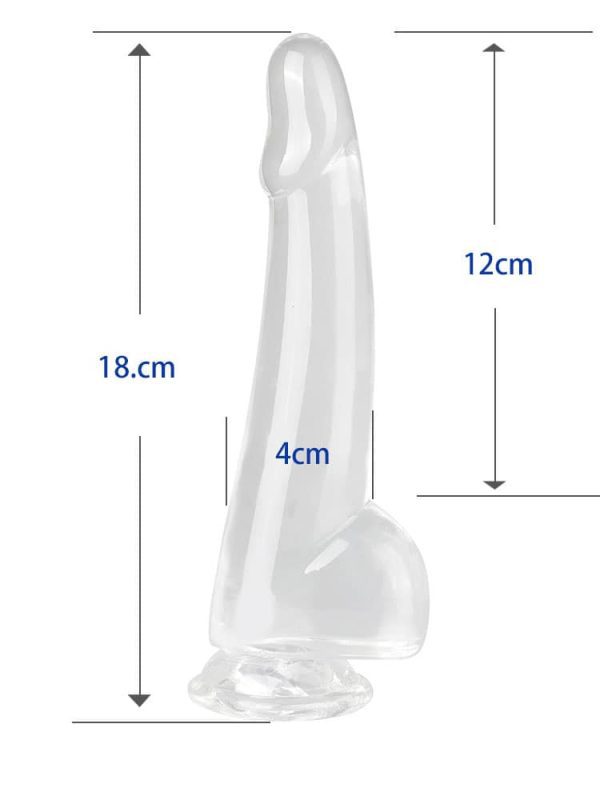 Crystal Transparent Dildo