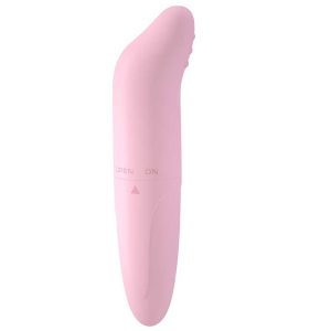 Cute-Whale-finger-Vibrator Pink finger vibrator designed for targeted pleasure and discreet use