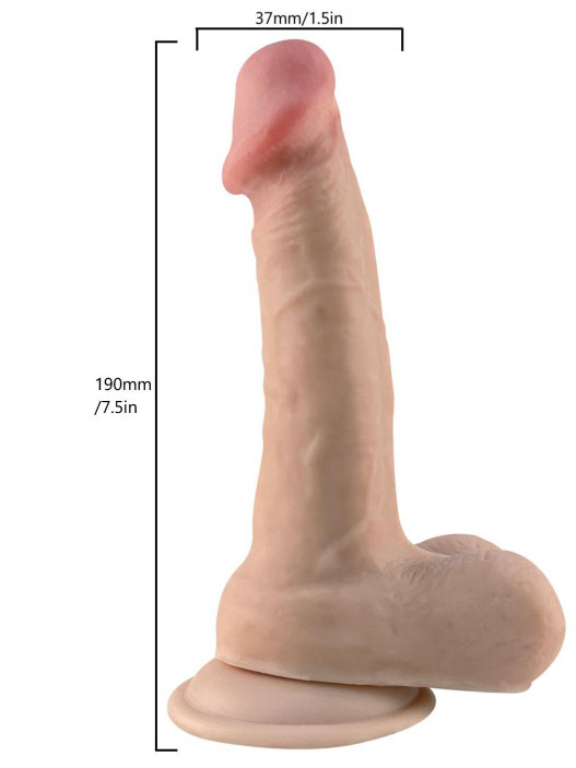 Large Glans Silicone Dildo-01 Large Glans Silicone Dildo
