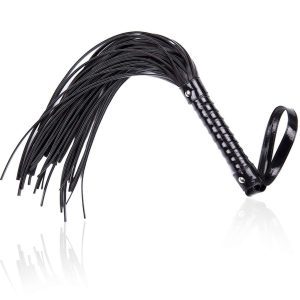 Experience the exquisite balance of pleasure and control with the SM Lingerie Leather Flirting Whip.
