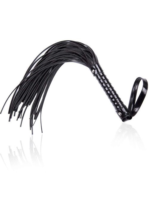 Experience the exquisite balance of pleasure and control with the SM Lingerie Leather Flirting Whip.