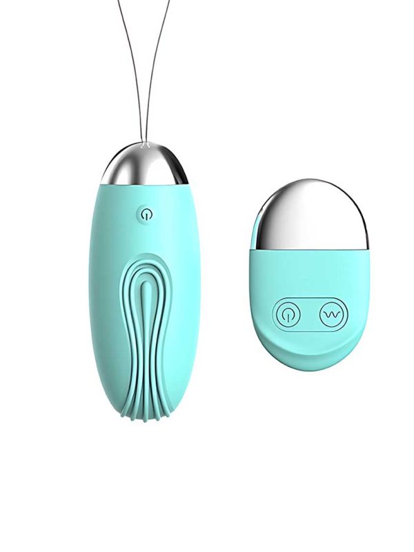 Small-Whale-Wireless-Vibrator-01 Egg wireless vibrator with textured floral patterns for added stimulation and aesthetic appeal