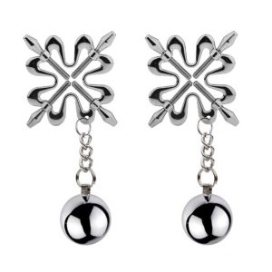 4-point Weighted Nipple Press-#7 Introducing our 4-Point Weighted Nipple Press, a sophisticated addition to your pleasure collection.