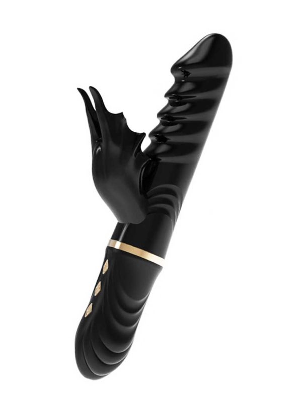 Angel Vibrator-black Discover unparalleled pleasure with the Angel Vibrator, a beautifully designed intimate accessory that brings versatility and excitement to your experience.