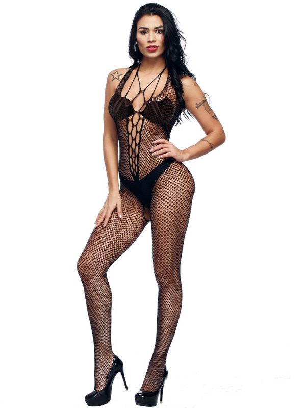 AquaMesh Fishnet Lingerie Elevate your intimate apparel with the AquaMesh Fishnet Lingerie, a captivating blend of allure and comfort.