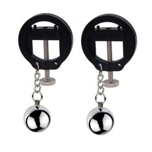 Circle Nipple Grips Weighted-black Discover a new realm of intimate pleasure with the Circle Nipple Grips Weighted.