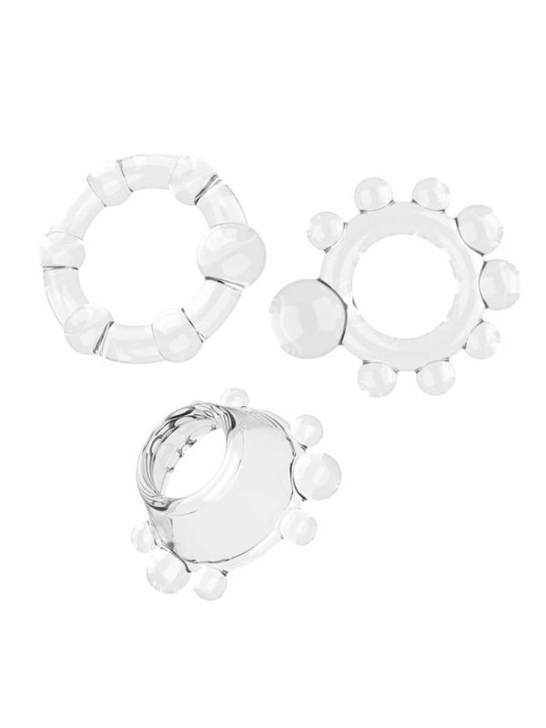 Clear C-Rings (3 pack) Discover new levels of pleasure with our Clear C-Rings (3 Pack), designed to enhance your intimate experiences.