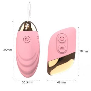 Dancing-Wireless-Vibrator-01 Portable pink wireless vibrating egg designed for discreet pleasure and enhanced intimacy
