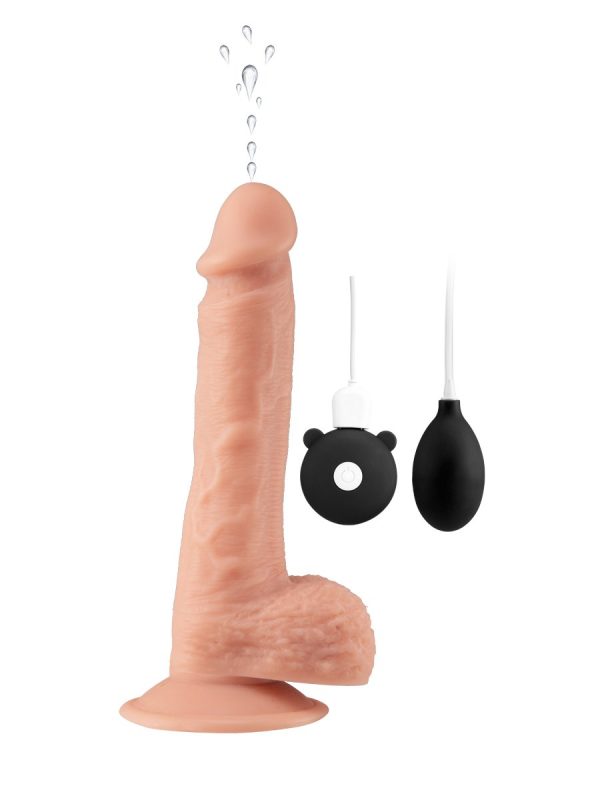 Introducing the Dreamy Duo Injectable Dildo, where pleasure meets versatility.