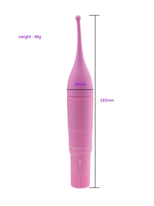 Pink clitoral vibrator designed for pleasure and comfort