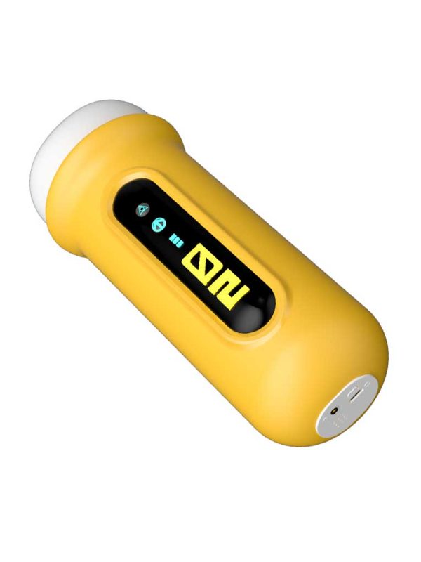 Yellow shell masturbator designed for vibrant pleasure and unique experiences