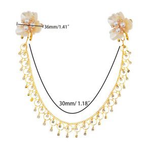 Flower Nipple Grips With Chain