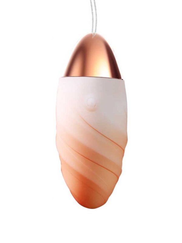 Fruit-Candy-Wireless-Vibrator Wireless Vibrating egg with spiral texture for enhanced stimulation and unique sensations