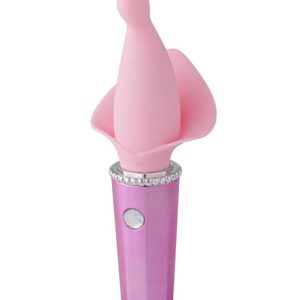 I'm-Queen-Clitoral-Vibrator-#1 Pink clitoral vibrator with a smooth and ergonomic design