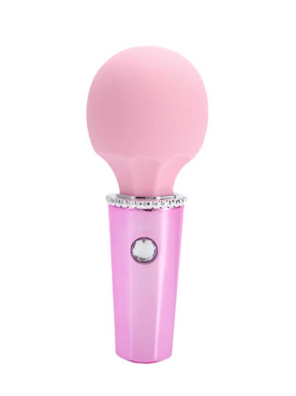 I'm-Queen-Clitoral-Vibrator-#2 Pink clitoral vibrator with a smooth and ergonomic design