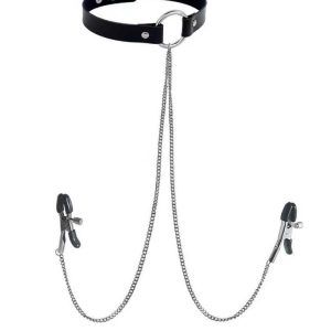 Nipple Grips With Choker-circle Nipple Grips With Choker
