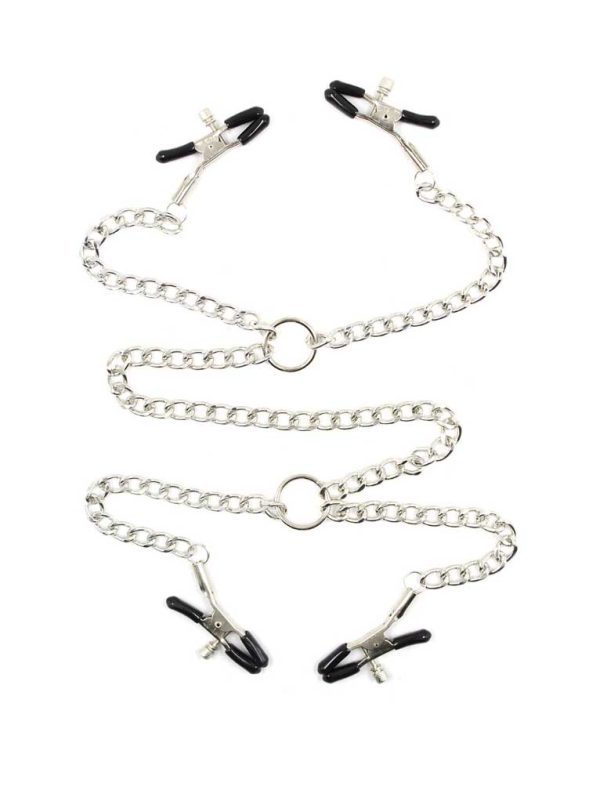 Nipple Play-chain Collection-#6 Unleash your desires with the Nipple Play-chain Collection, a stunning array of sensual accessories designed to elevate your intimate experiences.