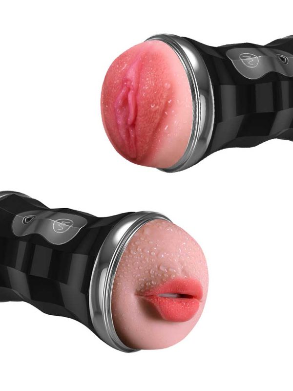 Black exterior of a male Masturbator highlighting its sleek and modern design