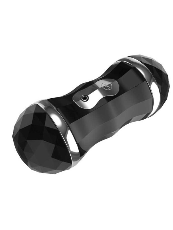 Black exterior of a male Masturbator highlighting its sleek and modern design