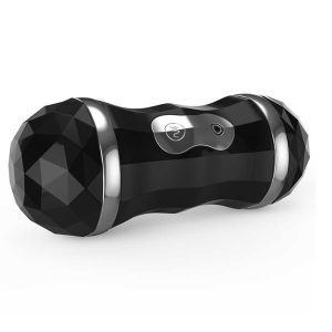 Black exterior of a male Masturbator highlighting its sleek and modern design
