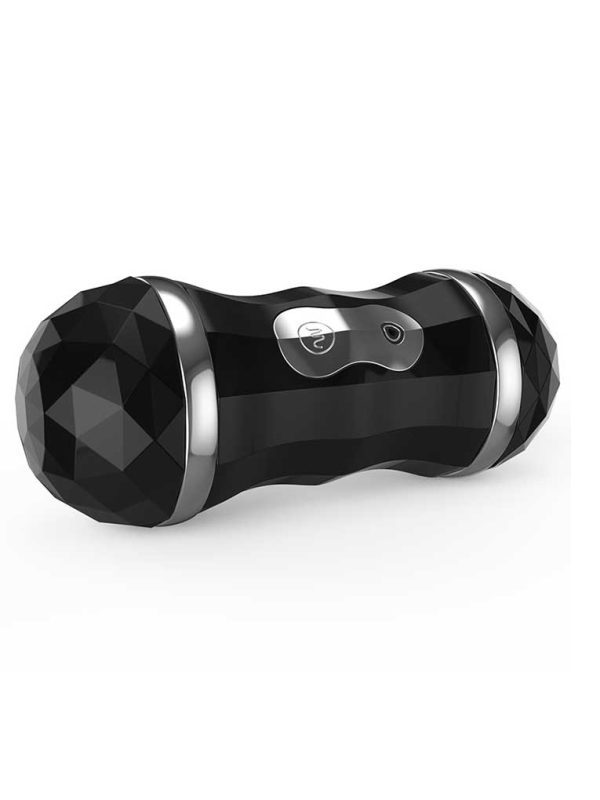 Black exterior of a male Masturbator highlighting its sleek and modern design