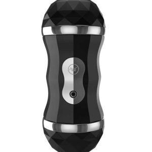 Black exterior of a male Masturbator highlighting its sleek and modern design