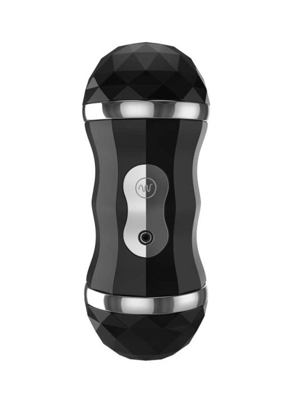 Black exterior of a male Masturbator highlighting its sleek and modern design