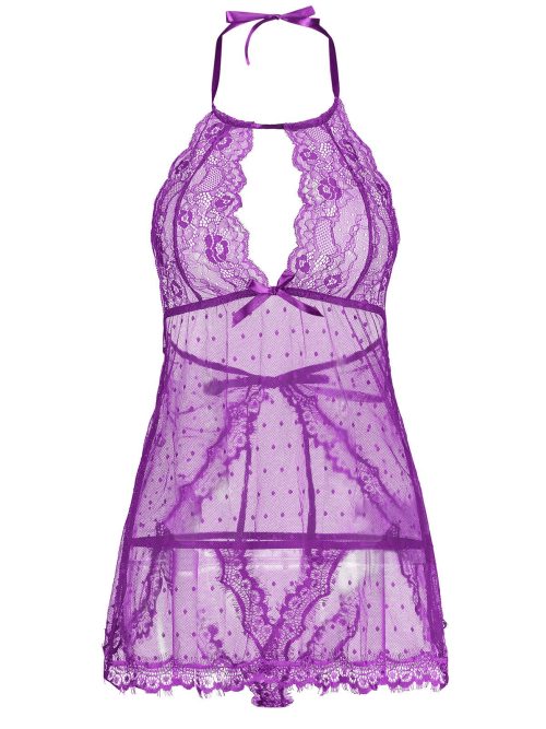Indulge in the allure of our Sexy Lace See-through Lingerie, designed for those who appreciate both elegance and seduction.