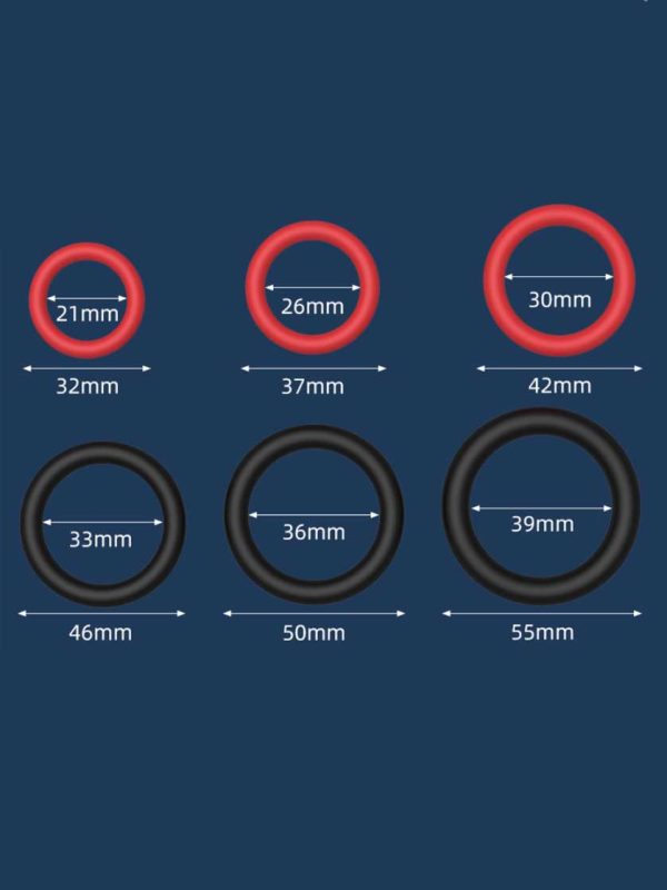 Silicone C-Rings (6 pack)-01 Silicone C-Rings (6 pack)
