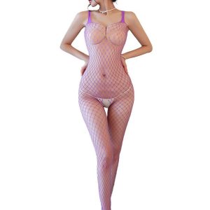 Transparent Fishnet Lingerie