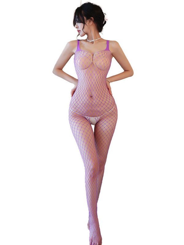 Transparent Fishnet Lingerie