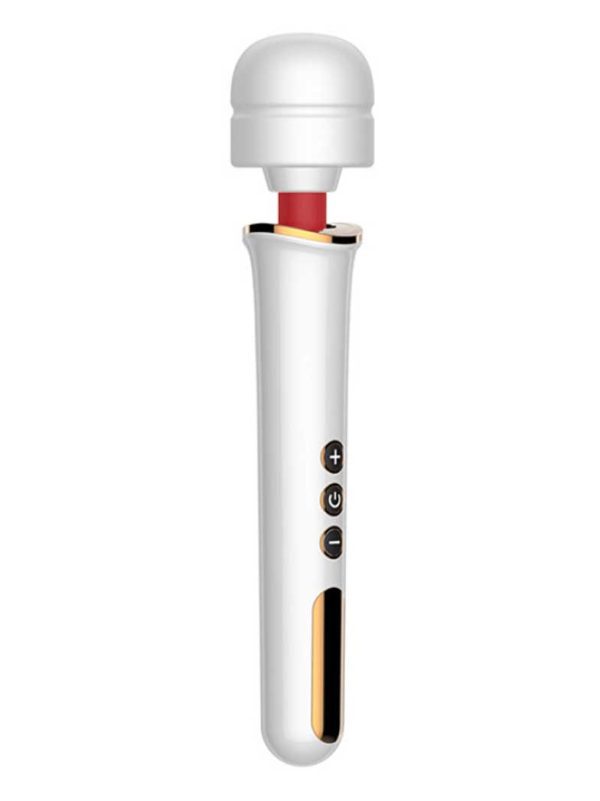 Attract-Vibrator-white Rod-shaped vibrator with a smooth surface and powerful vibrations for versatile stimulation