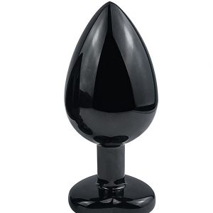 Black Heart-shaped Anal Plug