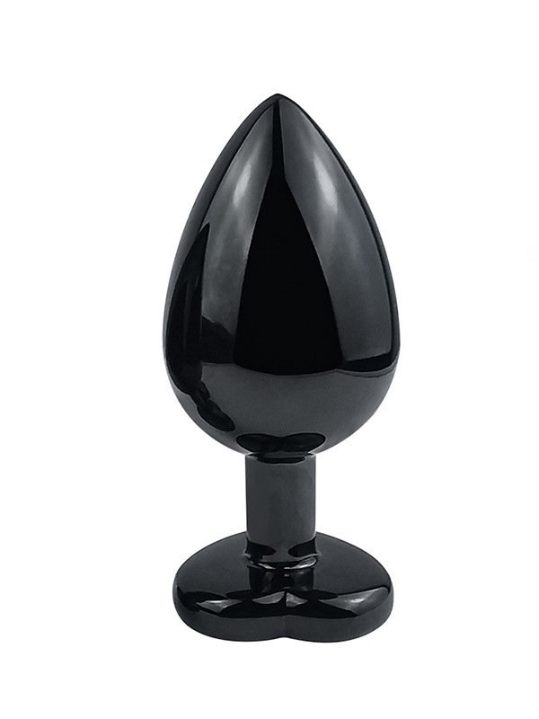 Black Heart-shaped Anal Plug