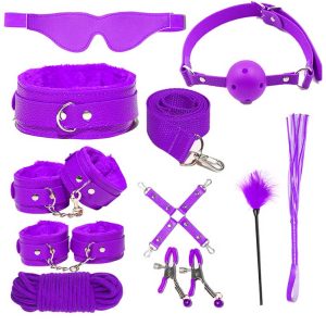 Unleash your imagination and explore your desires with our Bondage Set - 10 pcs.