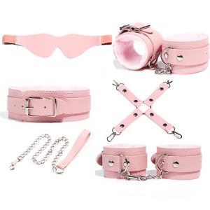 Unleash your wild side with the Bondage Set - 6 pcs, the perfect combination of comfort, durability, and versatility for your intimate adventures.