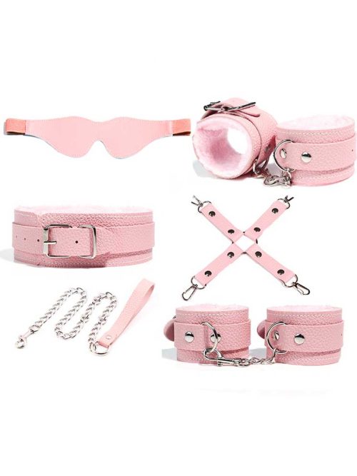 Unleash your wild side with the Bondage Set - 6 pcs, the perfect combination of comfort, durability, and versatility for your intimate adventures.