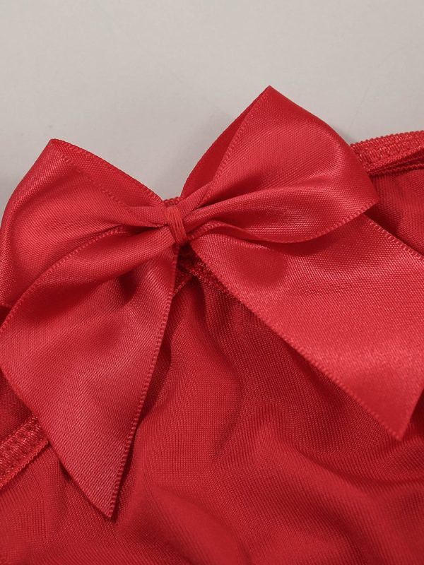 Bow Cutout Bikini Lingerie
