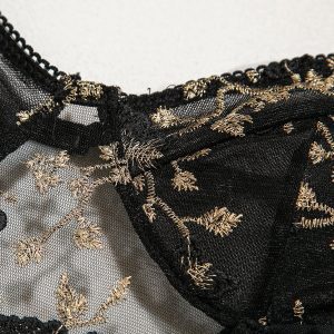 Butterfly See-through One-piece Lingerie