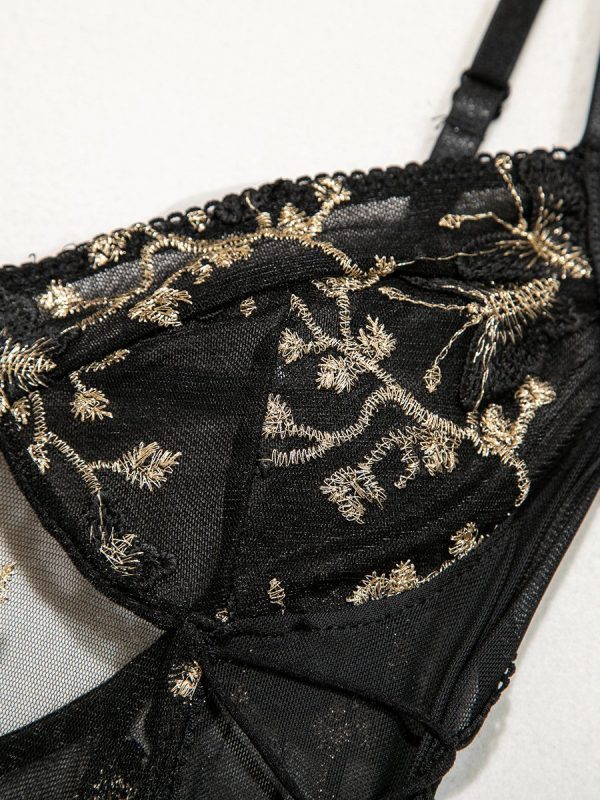 Butterfly See-through One-piece Lingerie