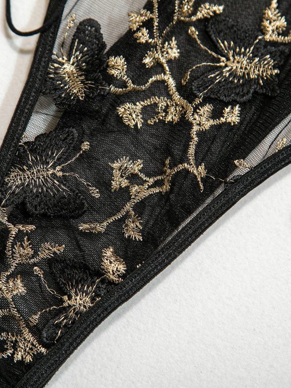 Butterfly See-through One-piece Lingerie