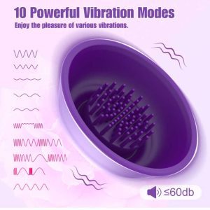Round remote control vibrator designed for breast stimulation