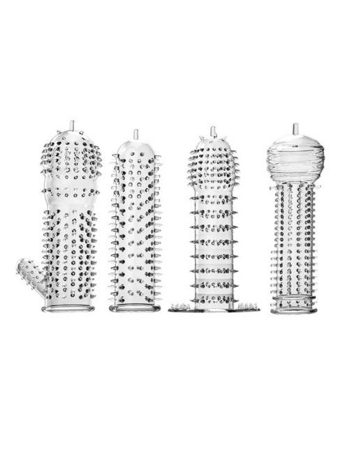 Enhance your intimate moments with the Crystal Cock Sleeve #2, designed to elevate pleasure and comfort for both partners.