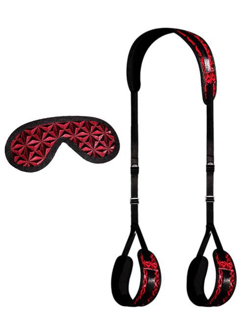 Experience a new level of intimacy with the Diamond Split Bondage.
