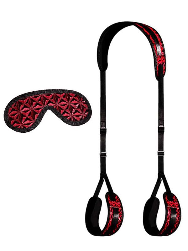 Experience a new level of intimacy with the Diamond Split Bondage.