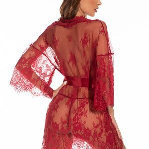 Eyelash Lace See-through Lingerie