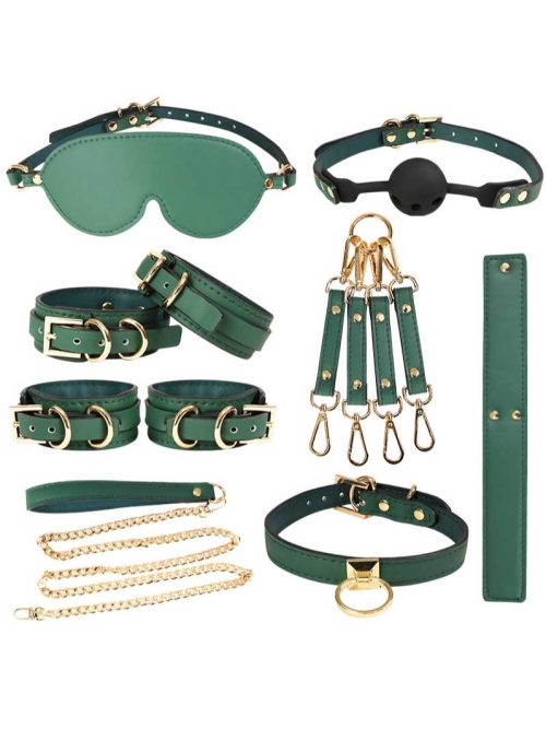 Discover the perfect blend of comfort and excitement with the Forest Bondage Set - 8 pcs.